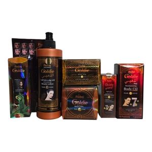 Perlay Goldie 6 Sets Lotion, Serum, Soap, Cream, Body Oil, Anti Marks Cream